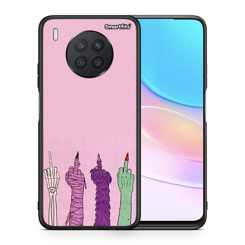 Θήκη Huawei Nova 8i / Honor 50 Lite Halloween Be A Lady από τη Smartfits με σχέδιο στο πίσω μέρος και μαύρο περίβλημα | Huawei Nova 8i / Honor 50 Lite Halloween Be A Lady case with colorful back and black bezels