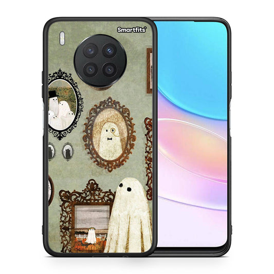 Θήκη Huawei Nova 8i / Honor 50 Lite Halloween Ghost Season από τη Smartfits με σχέδιο στο πίσω μέρος και μαύρο περίβλημα | Huawei Nova 8i / Honor 50 Lite Halloween Ghost Season case with colorful back and black bezels