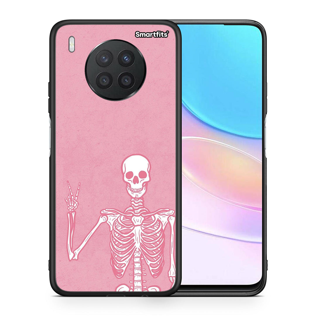 Θήκη Huawei Nova 8i / Honor 50 Lite Halloween Motivation από τη Smartfits με σχέδιο στο πίσω μέρος και μαύρο περίβλημα | Huawei Nova 8i / Honor 50 Lite Halloween Motivation case with colorful back and black bezels