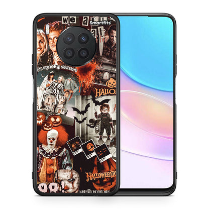Θήκη Huawei Nova 8i / Honor 50 Lite Halloween Spooky Season από τη Smartfits με σχέδιο στο πίσω μέρος και μαύρο περίβλημα | Huawei Nova 8i / Honor 50 Lite Halloween Spooky Season case with colorful back and black bezels