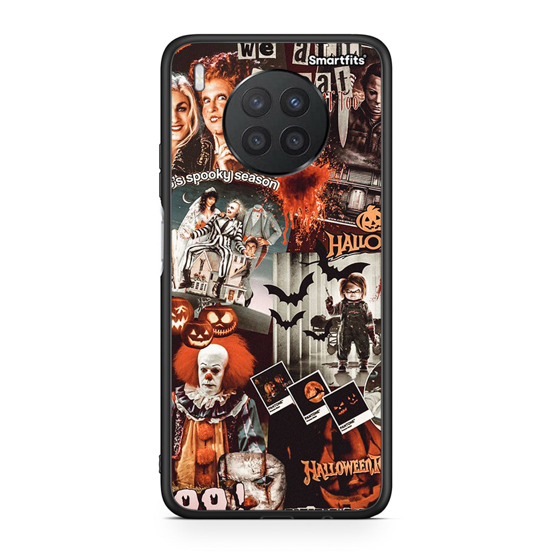 Huawei Nova 8i / Honor 50 Lite Halloween Spooky Season θήκη από τη Smartfits με σχέδιο στο πίσω μέρος και μαύρο περίβλημα | Smartphone case with colorful back and black bezels by Smartfits