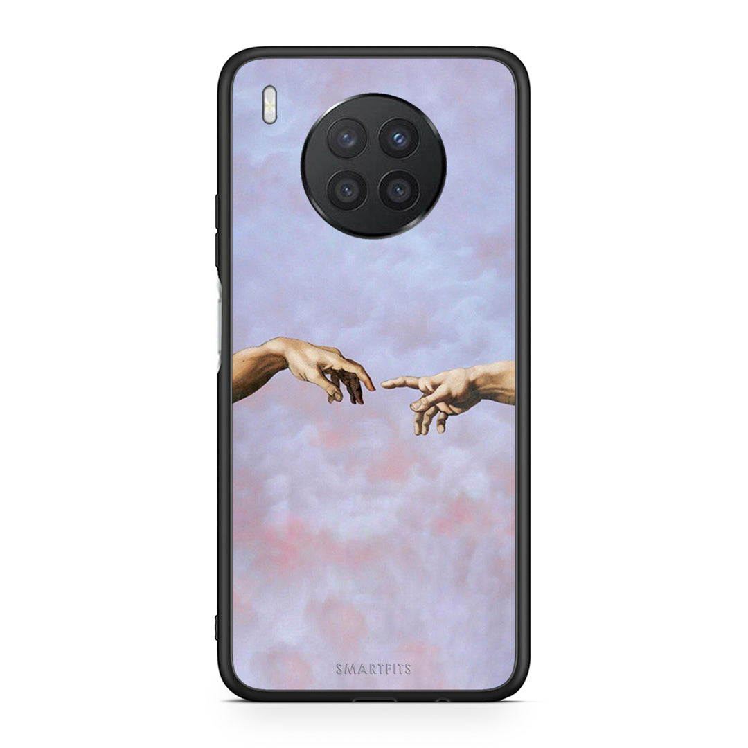 Huawei Nova 8i / Honor 50 Lite Adam Hand θήκη από τη Smartfits με σχέδιο στο πίσω μέρος και μαύρο περίβλημα | Smartphone case with colorful back and black bezels by Smartfits