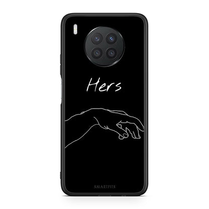 Huawei Nova 8i / Honor 50 Lite Aeshetic Love 1 Θήκη Αγίου Βαλεντίνου από τη Smartfits με σχέδιο στο πίσω μέρος και μαύρο περίβλημα | Smartphone case with colorful back and black bezels by Smartfits