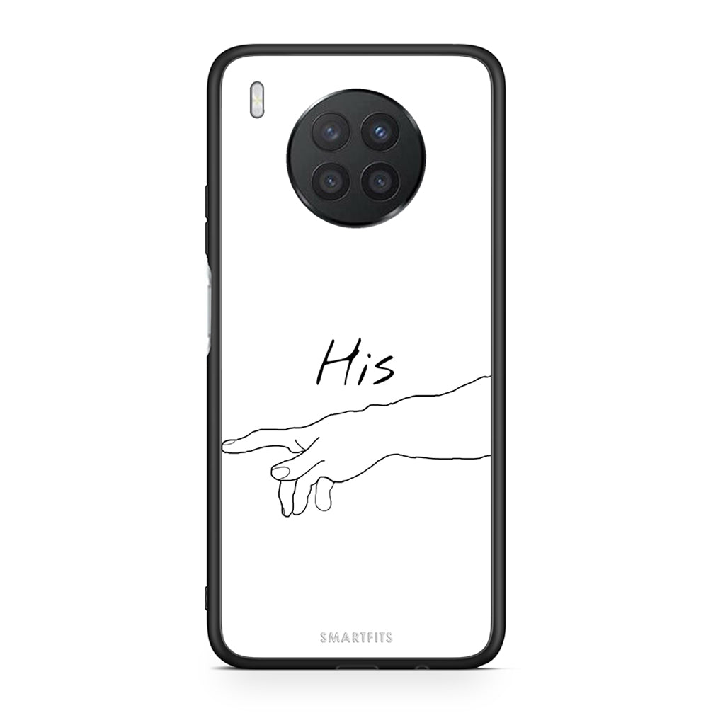Huawei Nova 8i / Honor 50 Lite Aeshetic Love 2 Θήκη Αγίου Βαλεντίνου από τη Smartfits με σχέδιο στο πίσω μέρος και μαύρο περίβλημα | Smartphone case with colorful back and black bezels by Smartfits