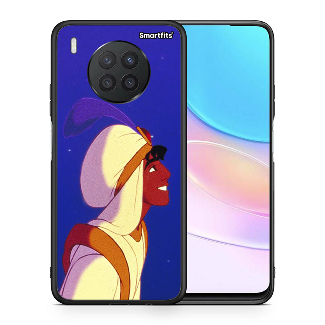 Θήκη Huawei Nova 8i / Honor 50 Lite Alladin And Jasmine Love 1 από τη Smartfits με σχέδιο στο πίσω μέρος και μαύρο περίβλημα | Huawei Nova 8i / Honor 50 Lite Alladin And Jasmine Love 1 case with colorful back and black bezels