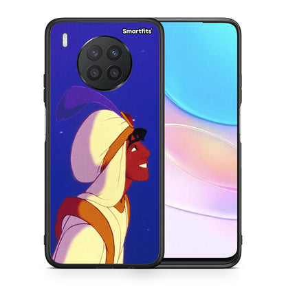 Θήκη Huawei Nova 8i / Honor 50 Lite Alladin And Jasmine Love 1 από τη Smartfits με σχέδιο στο πίσω μέρος και μαύρο περίβλημα | Huawei Nova 8i / Honor 50 Lite Alladin And Jasmine Love 1 case with colorful back and black bezels