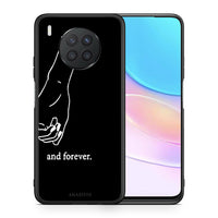 Thumbnail for Θήκη Αγίου Βαλεντίνου Huawei Nova 8i / Honor 50 Lite Always & Forever 2 από τη Smartfits με σχέδιο στο πίσω μέρος και μαύρο περίβλημα | Huawei Nova 8i / Honor 50 Lite Always & Forever 2 case with colorful back and black bezels
