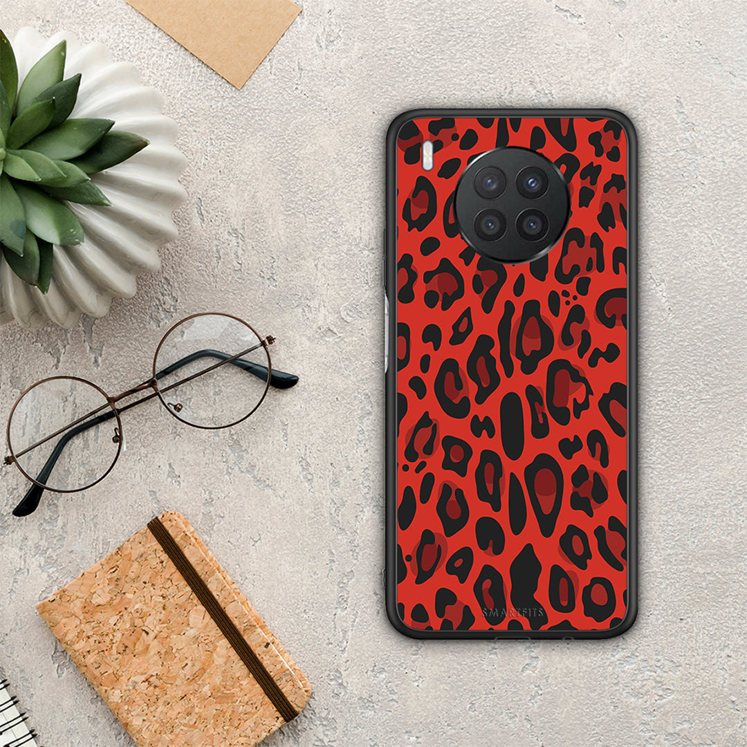 Animal Red Leopard - Huawei Nova 8i / Honor 50 Lite θήκη