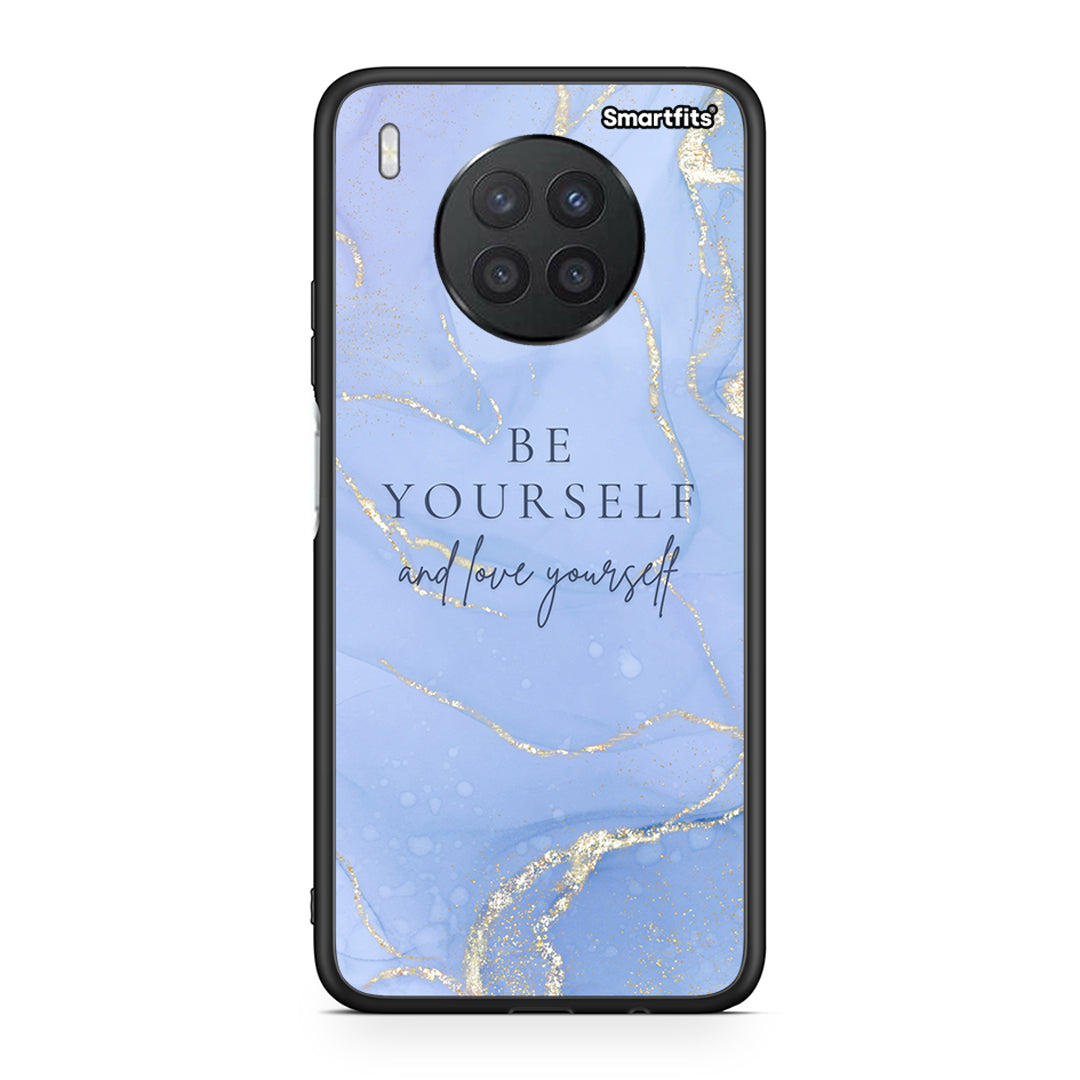 Huawei Nova 8i / Honor 50 Lite Be Yourself θήκη από τη Smartfits με σχέδιο στο πίσω μέρος και μαύρο περίβλημα | Smartphone case with colorful back and black bezels by Smartfits