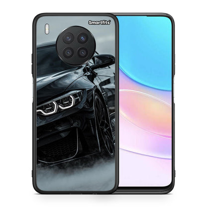 Θήκη Huawei Nova 8i / Honor 50 Lite Black BMW από τη Smartfits με σχέδιο στο πίσω μέρος και μαύρο περίβλημα | Huawei Nova 8i / Honor 50 Lite Black BMW case with colorful back and black bezels