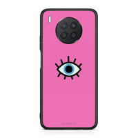 Thumbnail for Huawei Nova 8i / Honor 50 Lite Blue Eye Pink θήκη από τη Smartfits με σχέδιο στο πίσω μέρος και μαύρο περίβλημα | Smartphone case with colorful back and black bezels by Smartfits