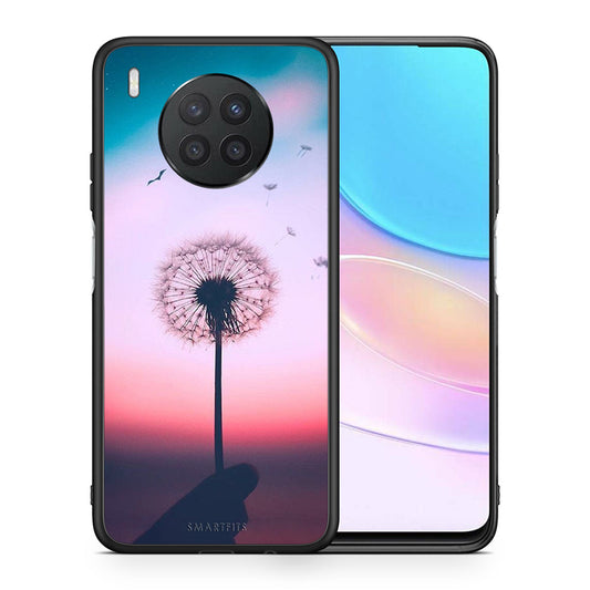 Θήκη Huawei Nova 8i / Honor 50 Lite Wish Boho από τη Smartfits με σχέδιο στο πίσω μέρος και μαύρο περίβλημα | Huawei Nova 8i / Honor 50 Lite Wish Boho case with colorful back and black bezels