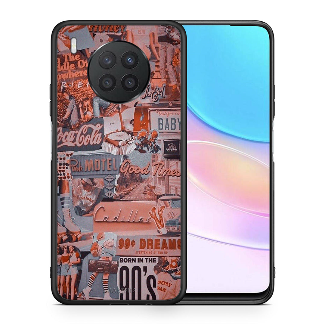 Θήκη Huawei Nova 8i / Honor 50 Lite Born In 90s από τη Smartfits με σχέδιο στο πίσω μέρος και μαύρο περίβλημα | Huawei Nova 8i / Honor 50 Lite Born In 90s case with colorful back and black bezels