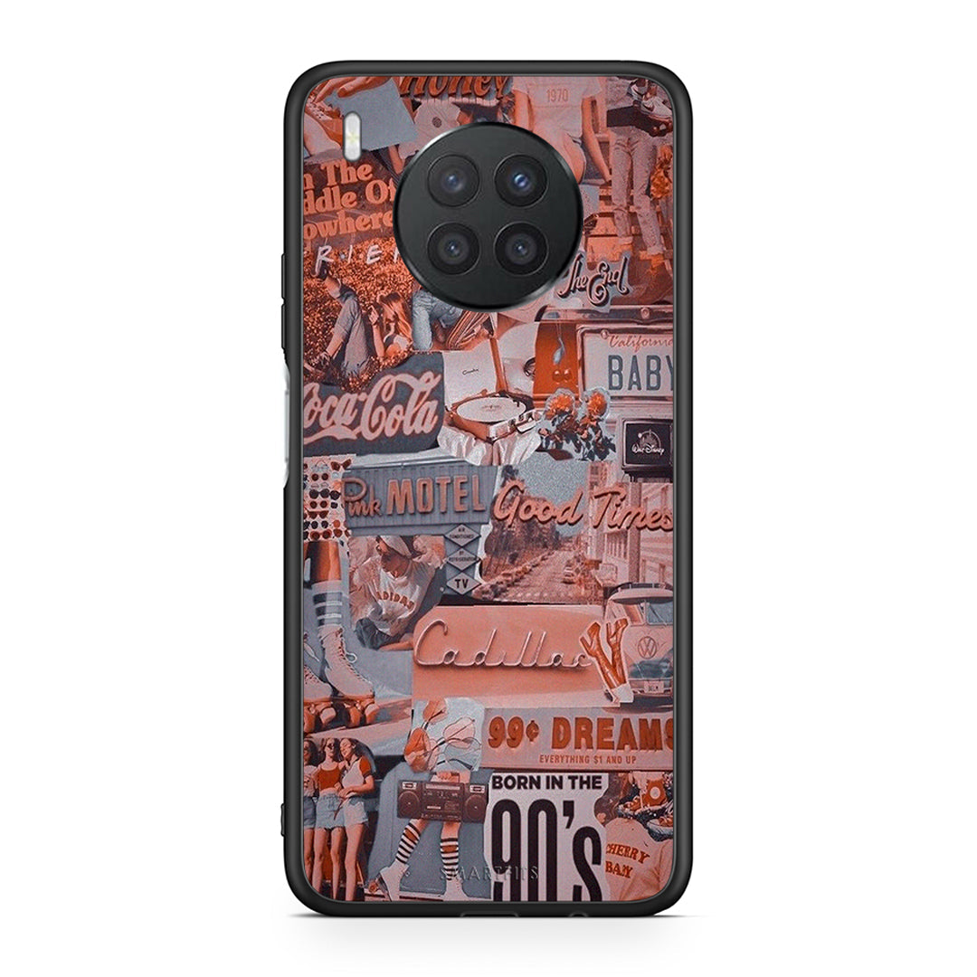 Huawei Nova 8i / Honor 50 Lite Born In 90s θήκη από τη Smartfits με σχέδιο στο πίσω μέρος και μαύρο περίβλημα | Smartphone case with colorful back and black bezels by Smartfits
