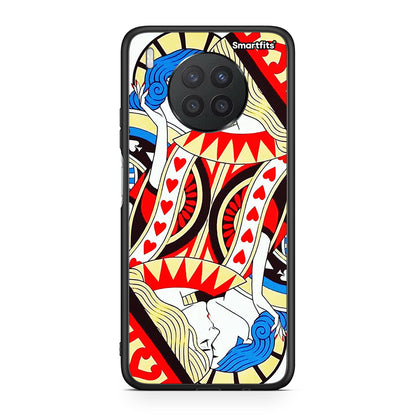 Huawei Nova 8i / Honor 50 Lite Card Love θήκη από τη Smartfits με σχέδιο στο πίσω μέρος και μαύρο περίβλημα | Smartphone case with colorful back and black bezels by Smartfits