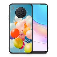 Thumbnail for Θήκη Huawei Nova 8i / Honor 50 Lite Colorful Balloons από τη Smartfits με σχέδιο στο πίσω μέρος και μαύρο περίβλημα | Huawei Nova 8i / Honor 50 Lite Colorful Balloons case with colorful back and black bezels