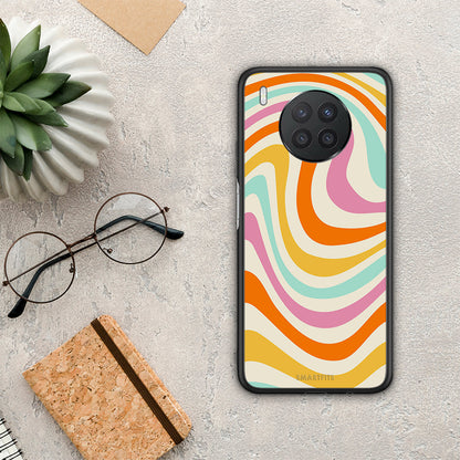 Colourful Waves - Huawei Nova 8i / Honor 50 Lite θήκη