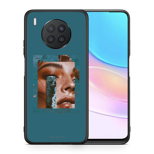 Θήκη Huawei Nova 8i / Honor 50 Lite Cry An Ocean από τη Smartfits με σχέδιο στο πίσω μέρος και μαύρο περίβλημα | Huawei Nova 8i / Honor 50 Lite Cry An Ocean case with colorful back and black bezels
