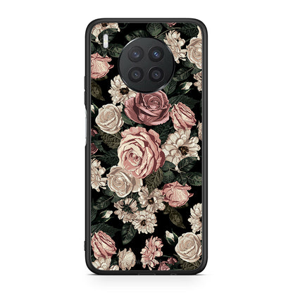 4 - Huawei Nova 8i / Honor 50 Lite Wild Roses Flower case, cover, bumper