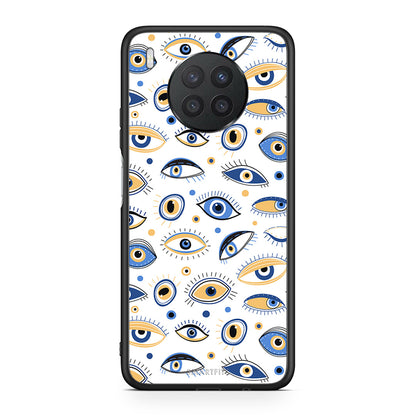 Huawei Nova 8i / Honor 50 Lite Ftou Ftou θήκη από τη Smartfits με σχέδιο στο πίσω μέρος και μαύρο περίβλημα | Smartphone case with colorful back and black bezels by Smartfits