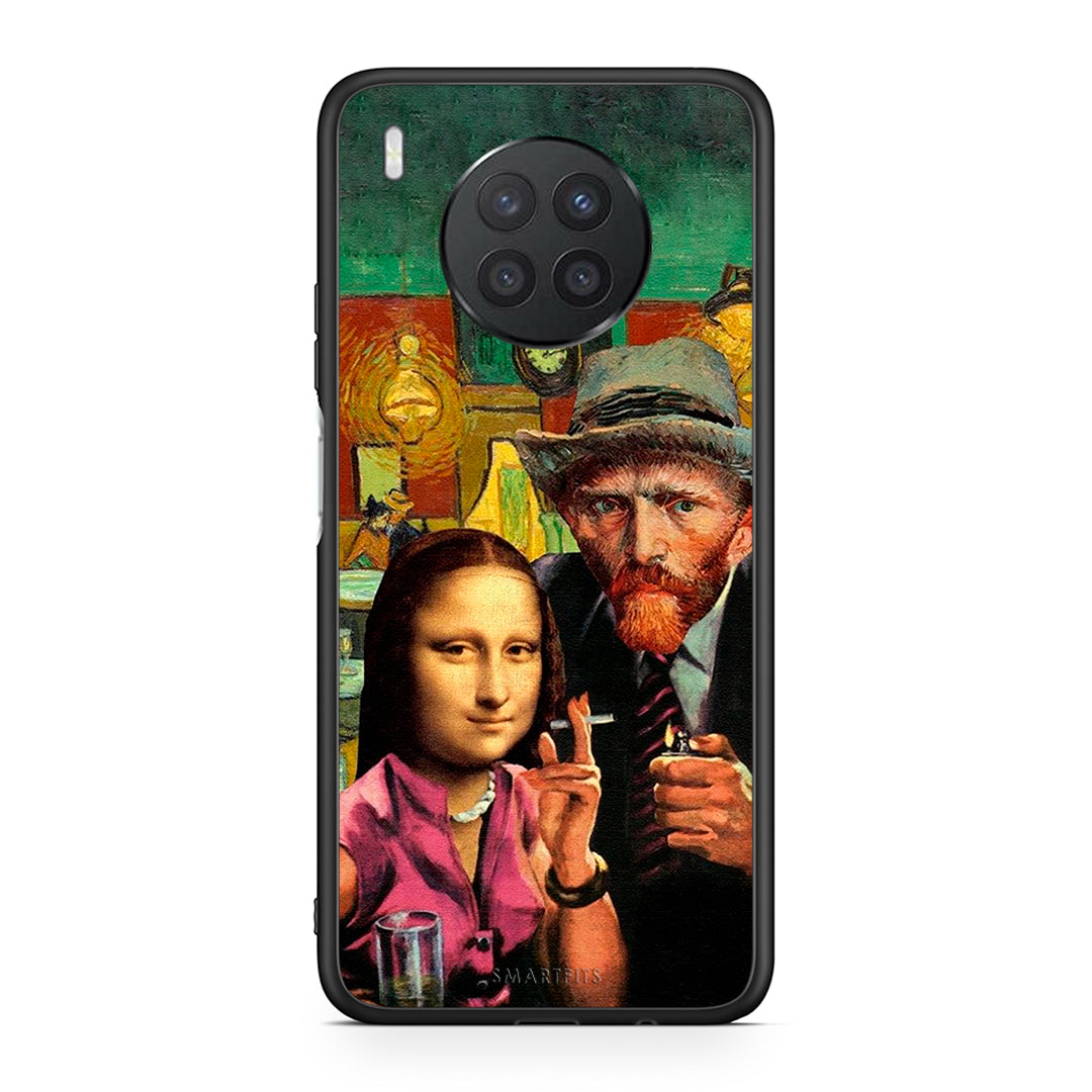 Huawei Nova 8i / Honor 50 Lite Funny Art θήκη από τη Smartfits με σχέδιο στο πίσω μέρος και μαύρο περίβλημα | Smartphone case with colorful back and black bezels by Smartfits