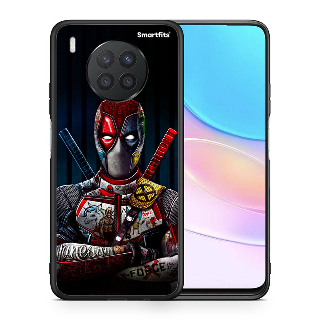 Θήκη Huawei Nova 8i / Honor 50 Lite Funny Guy από τη Smartfits με σχέδιο στο πίσω μέρος και μαύρο περίβλημα | Huawei Nova 8i / Honor 50 Lite Funny Guy case with colorful back and black bezels