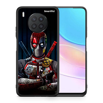 Θήκη Huawei Nova 8i / Honor 50 Lite Funny Guy από τη Smartfits με σχέδιο στο πίσω μέρος και μαύρο περίβλημα | Huawei Nova 8i / Honor 50 Lite Funny Guy case with colorful back and black bezels