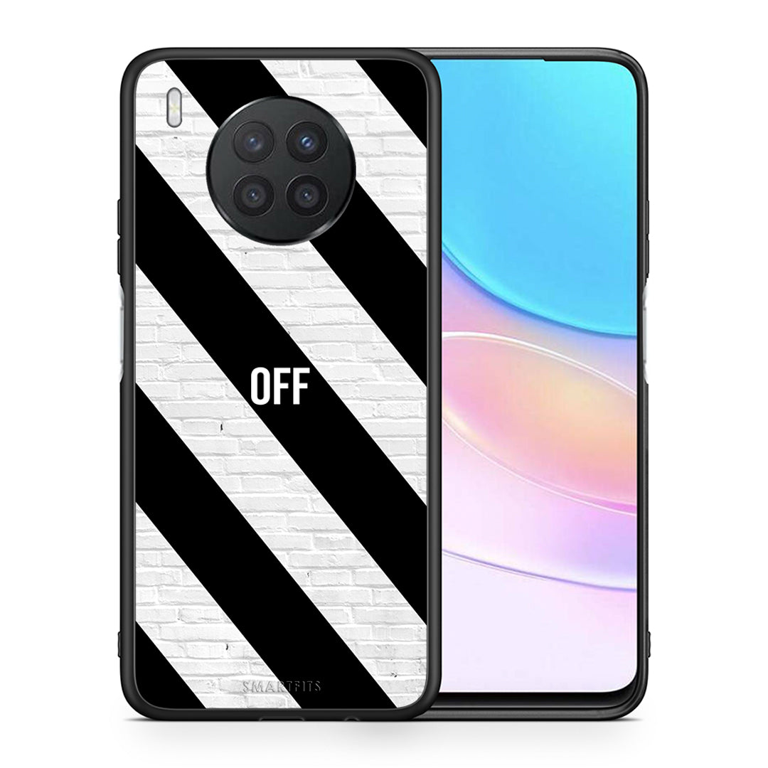Θήκη Huawei Nova 8i / Honor 50 Lite Get Off από τη Smartfits με σχέδιο στο πίσω μέρος και μαύρο περίβλημα | Huawei Nova 8i / Honor 50 Lite Get Off case with colorful back and black bezels