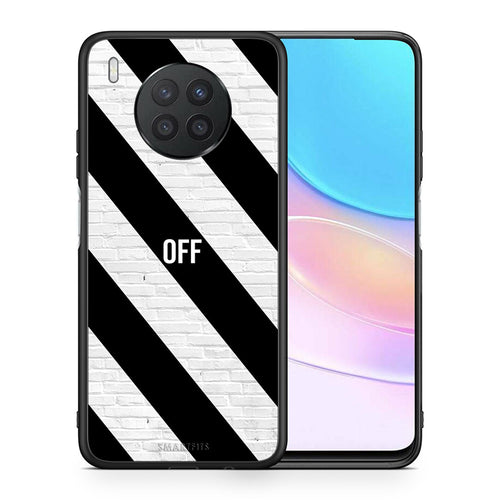 Θήκη Huawei Nova 8i / Honor 50 Lite Get Off από τη Smartfits με σχέδιο στο πίσω μέρος και μαύρο περίβλημα | Huawei Nova 8i / Honor 50 Lite Get Off case with colorful back and black bezels
