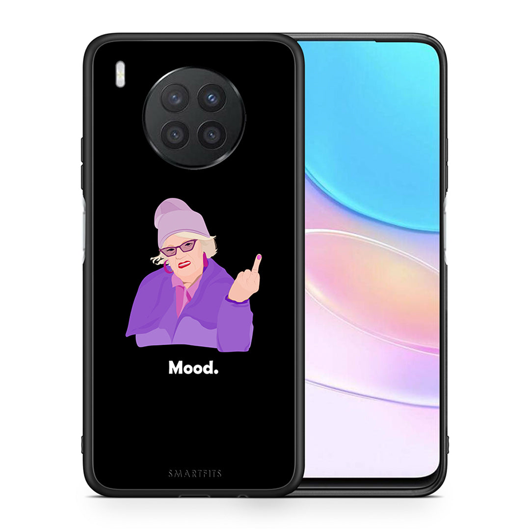 Θήκη Huawei Nova 8i / Honor 50 Lite Grandma Mood Black από τη Smartfits με σχέδιο στο πίσω μέρος και μαύρο περίβλημα | Huawei Nova 8i / Honor 50 Lite Grandma Mood Black case with colorful back and black bezels