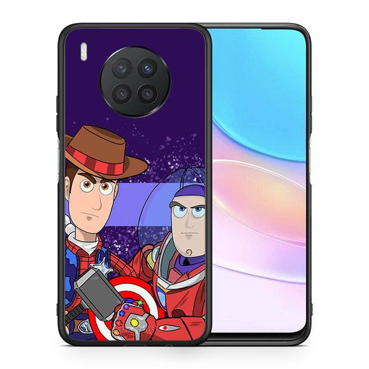 Θήκη Huawei Nova 8i / Honor 50 Lite Infinity Story από τη Smartfits με σχέδιο στο πίσω μέρος και μαύρο περίβλημα | Huawei Nova 8i / Honor 50 Lite Infinity Story case with colorful back and black bezels