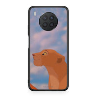 Thumbnail for Huawei Nova 8i / Honor 50 Lite Lion Love 2 Θήκη Αγίου Βαλεντίνου από τη Smartfits με σχέδιο στο πίσω μέρος και μαύρο περίβλημα | Smartphone case with colorful back and black bezels by Smartfits