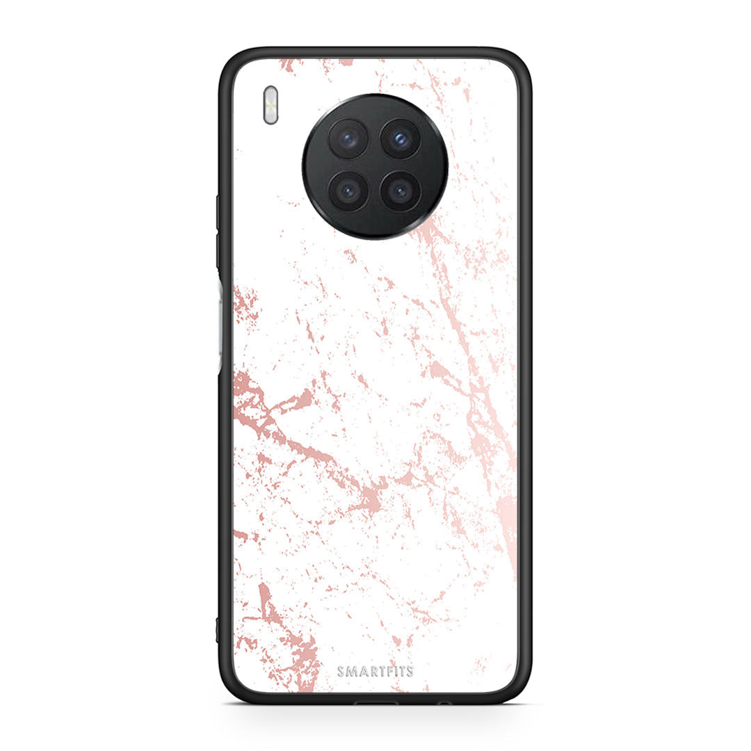 116 - Huawei Nova 8i / Honor 50 Lite Pink Splash Marble case, cover, bumper