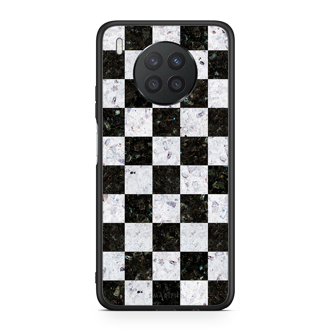 4 - Huawei Nova 8i / Honor 50 Lite Square Geometric Marble case, cover, bumper