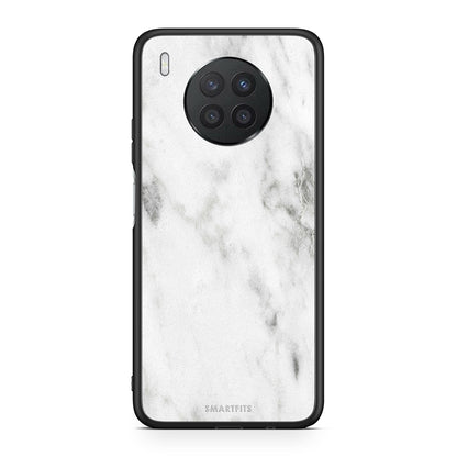 2 - Huawei Nova 8i / Honor 50 Lite White marble case, cover, bumper
