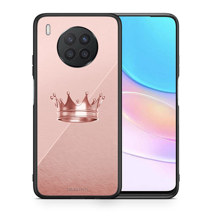 Θήκη Huawei Nova 8i / Honor 50 Lite Crown Minimal από τη Smartfits με σχέδιο στο πίσω μέρος και μαύρο περίβλημα | Huawei Nova 8i / Honor 50 Lite Crown Minimal case with colorful back and black bezels