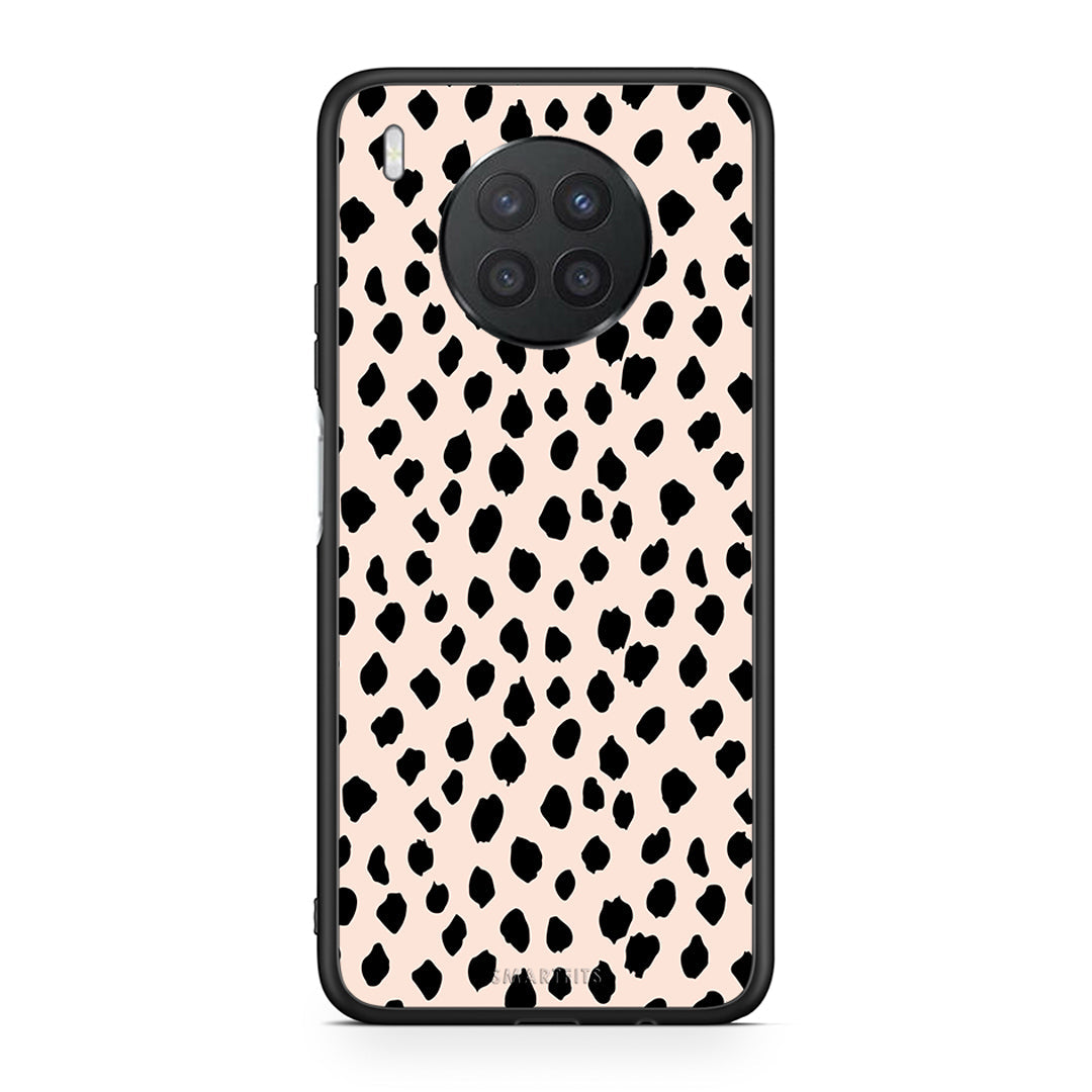 Huawei Nova 8i / Honor 50 Lite New Polka Dots θήκη από τη Smartfits με σχέδιο στο πίσω μέρος και μαύρο περίβλημα | Smartphone case with colorful back and black bezels by Smartfits