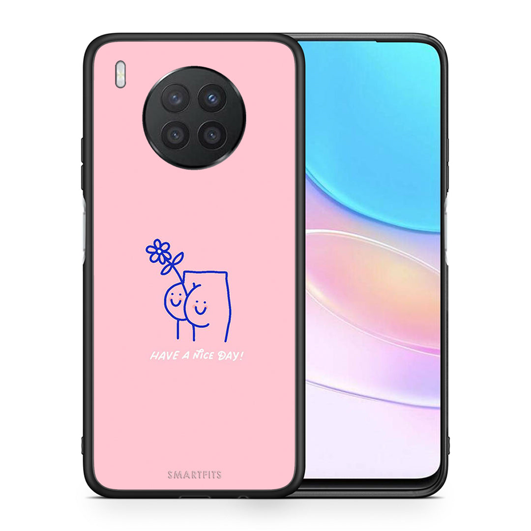 Θήκη Huawei Nova 8i / Honor 50 Lite Nice Day από τη Smartfits με σχέδιο στο πίσω μέρος και μαύρο περίβλημα | Huawei Nova 8i / Honor 50 Lite Nice Day case with colorful back and black bezels