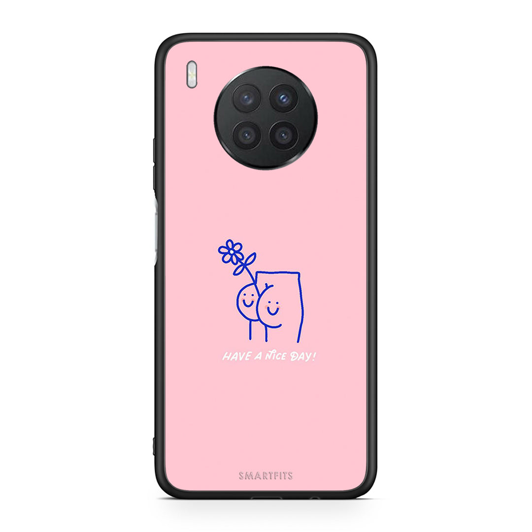Huawei Nova 8i / Honor 50 Lite Nice Day θήκη από τη Smartfits με σχέδιο στο πίσω μέρος και μαύρο περίβλημα | Smartphone case with colorful back and black bezels by Smartfits