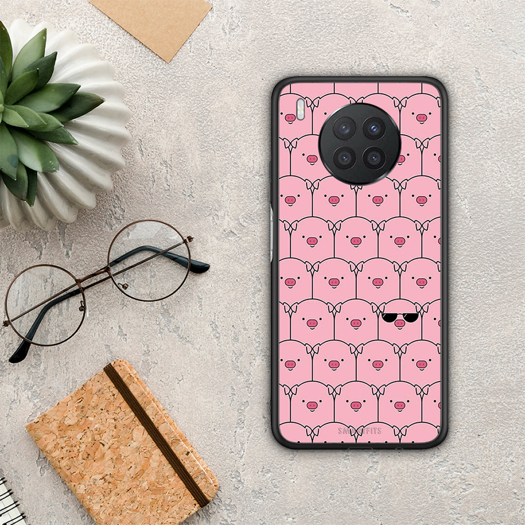 Pig Glasses - Huawei Nova 8i / Honor 50 Lite θήκη