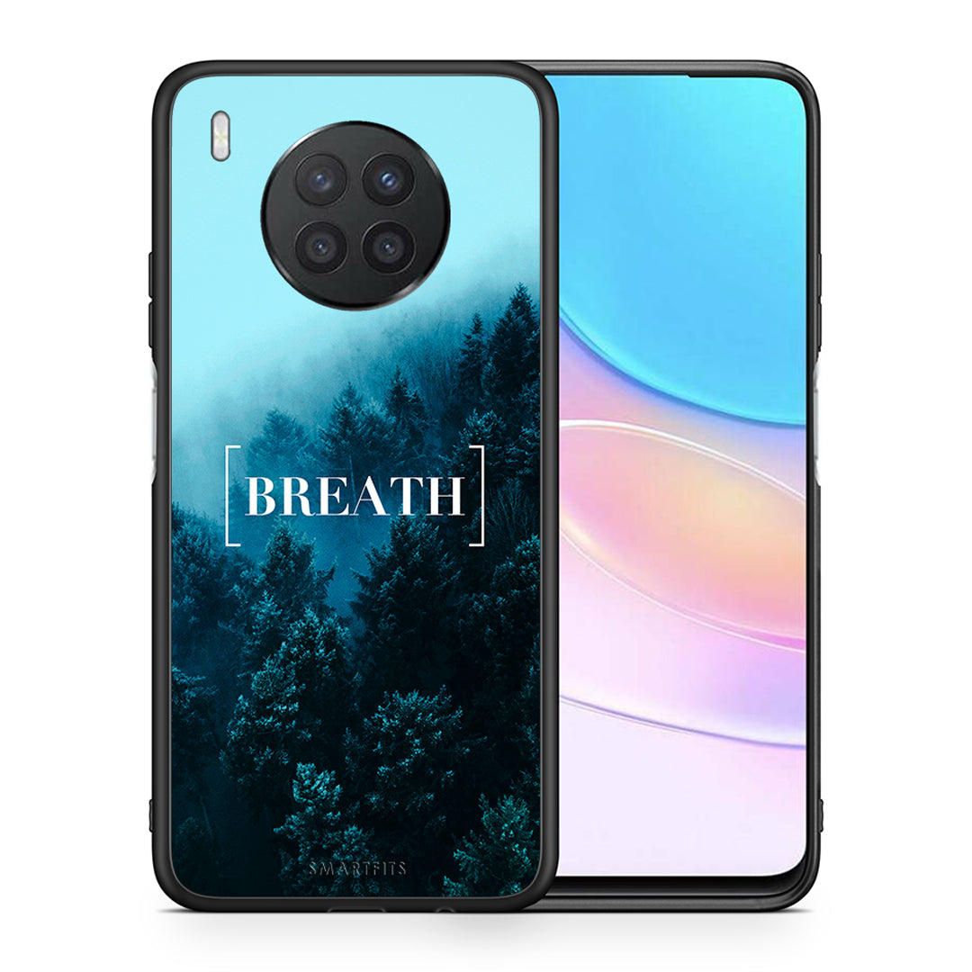 Θήκη Huawei Nova 8i / Honor 50 Lite Breath Quote από τη Smartfits με σχέδιο στο πίσω μέρος και μαύρο περίβλημα | Huawei Nova 8i / Honor 50 Lite Breath Quote case with colorful back and black bezels