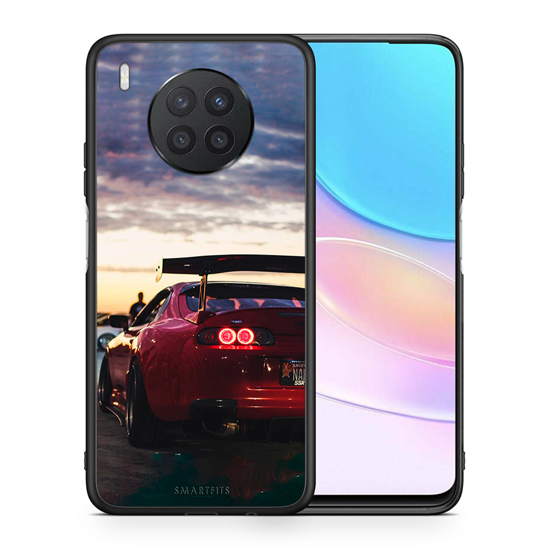 Θήκη Huawei Nova 8i / Honor 50 Lite Racing Supra από τη Smartfits με σχέδιο στο πίσω μέρος και μαύρο περίβλημα | Huawei Nova 8i / Honor 50 Lite Racing Supra case with colorful back and black bezels