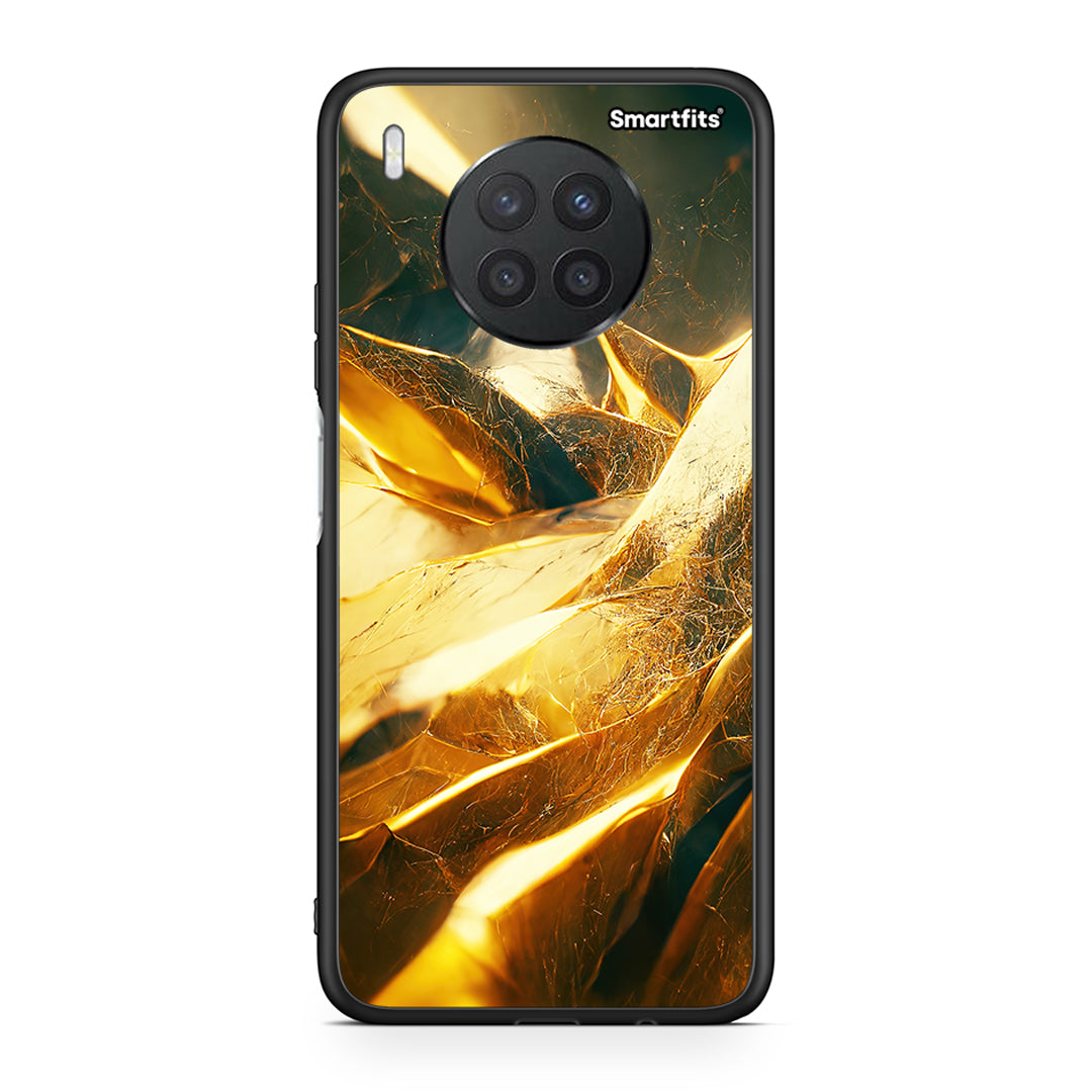 Huawei Nova 8i / Honor 50 Lite Real Gold θήκη από τη Smartfits με σχέδιο στο πίσω μέρος και μαύρο περίβλημα | Smartphone case with colorful back and black bezels by Smartfits