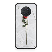 Thumbnail for Huawei Nova 8i / Honor 50 Lite Red Rose θήκη από τη Smartfits με σχέδιο στο πίσω μέρος και μαύρο περίβλημα | Smartphone case with colorful back and black bezels by Smartfits