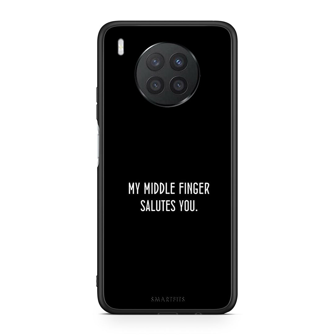 Huawei Nova 8i / Honor 50 Lite Salute θήκη από τη Smartfits με σχέδιο στο πίσω μέρος και μαύρο περίβλημα | Smartphone case with colorful back and black bezels by Smartfits