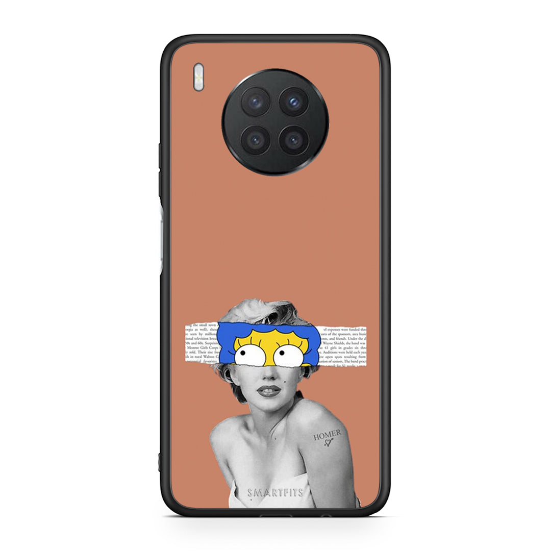 Huawei Nova 8i / Honor 50 Lite Sim Merilyn θήκη από τη Smartfits με σχέδιο στο πίσω μέρος και μαύρο περίβλημα | Smartphone case with colorful back and black bezels by Smartfits