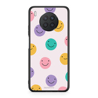 Thumbnail for Huawei Nova 8i / Honor 50 Lite Smiley Faces θήκη από τη Smartfits με σχέδιο στο πίσω μέρος και μαύρο περίβλημα | Smartphone case with colorful back and black bezels by Smartfits