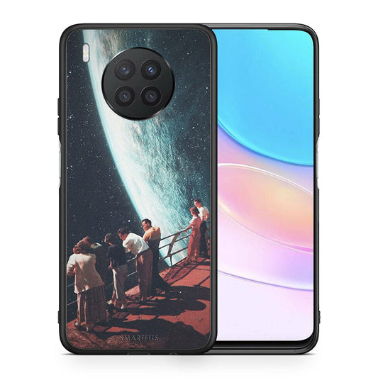 Θήκη Huawei Nova 8i / Honor 50 Lite Surreal View από τη Smartfits με σχέδιο στο πίσω μέρος και μαύρο περίβλημα | Huawei Nova 8i / Honor 50 Lite Surreal View case with colorful back and black bezels