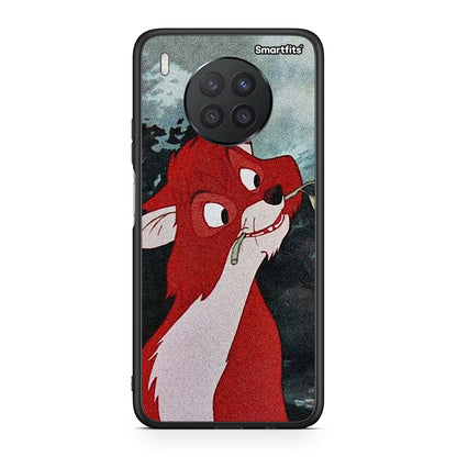 Huawei Nova 8i / Honor 50 Lite Tod And Vixey Love 1 θήκη από τη Smartfits με σχέδιο στο πίσω μέρος και μαύρο περίβλημα | Smartphone case with colorful back and black bezels by Smartfits