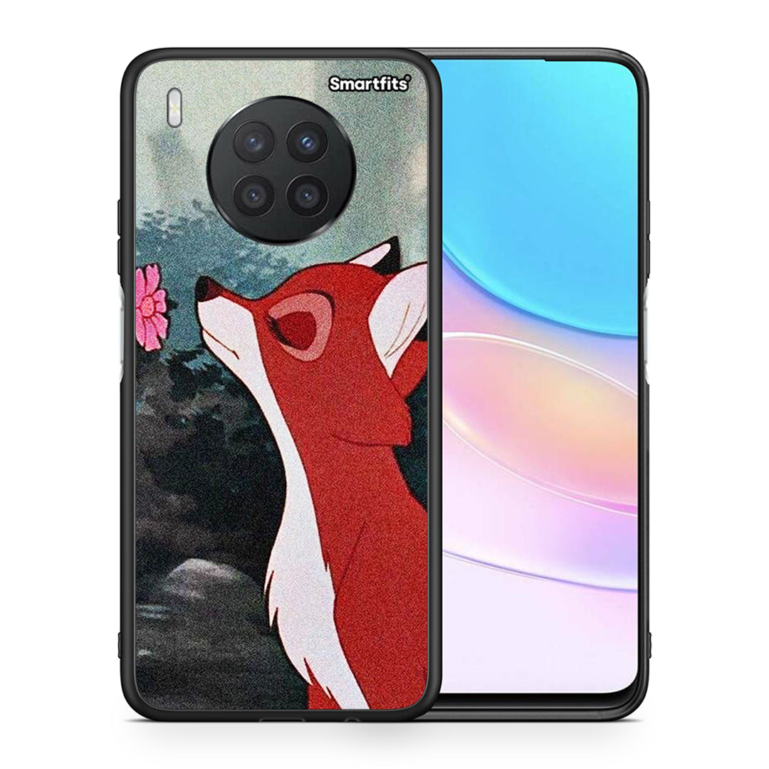 Θήκη Huawei Nova 8i / Honor 50 Lite Tod And Vixey Love 2 από τη Smartfits με σχέδιο στο πίσω μέρος και μαύρο περίβλημα | Huawei Nova 8i / Honor 50 Lite Tod And Vixey Love 2 case with colorful back and black bezels